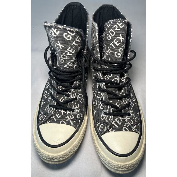 Converse Chuck 70 Hi Black Gore-Tex Waterproof Orotholite 162347C Size M-6 W-8 - Picture 6 of 10